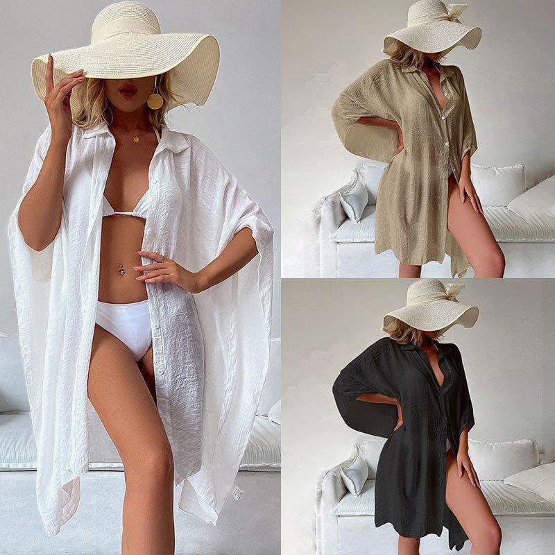 Vacation Sun Protection Coat Loose Breathable Shirt