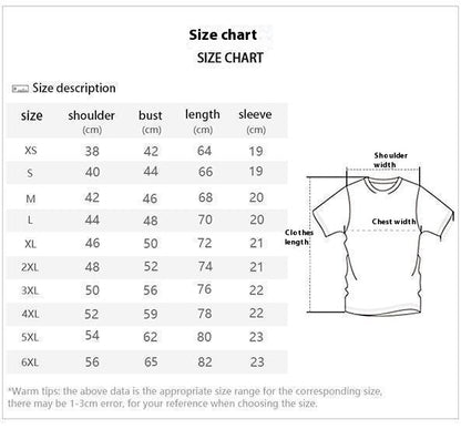 Casual Men's Short-sleeved T-shirt 3D Digital Printing Top